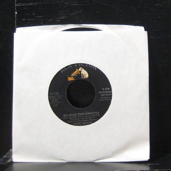 Henry Mancini - Big Noise From Winnetka / The Blues 7" Mint- 47-7785 Vinyl 45 - Shuga Records