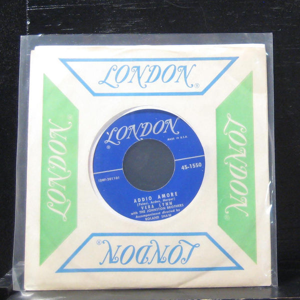 Vera Lynn - I Do / Addio Amore 7" Mint- 45-1550 Vinyl 45 London - Shuga Records