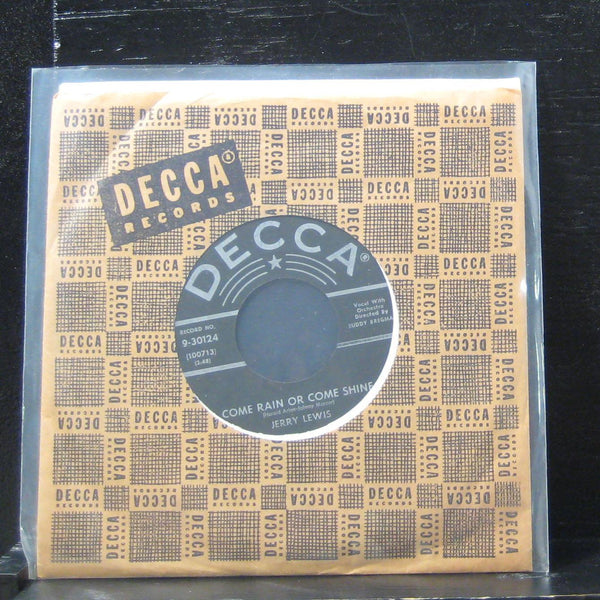 Jerry Lewis - Come Rain Or Come Shine 7" VG+ 9-30124 Vinyl 45 - Shuga Records