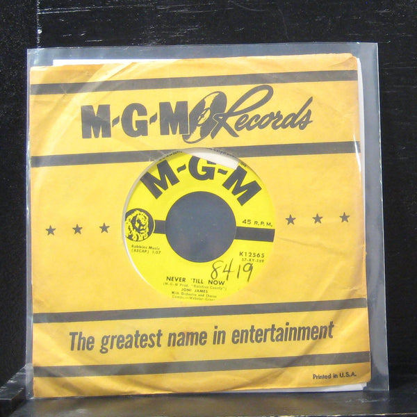 Joni James - I Give You My Word / Never Till Now 7" VG+ K12565 Vinyl 45 - Shuga Records