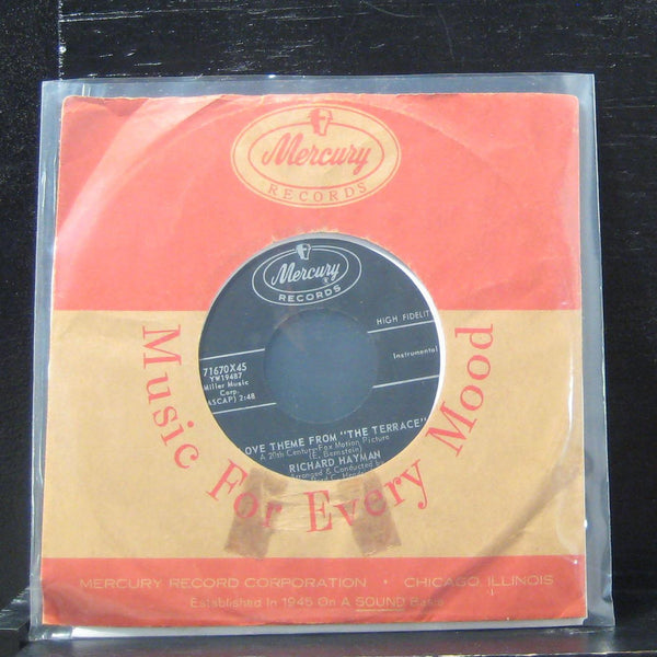 Richard Hayman - Love Theme Form "The Terrace" 7" VG+ 71670x45 Vinyl 45 - Shuga Records