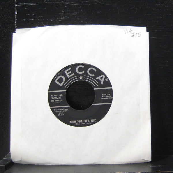 Lenny Dee - Honky Tonk Train Blues / Yodelin Organ 7" VG+ 9-30032 Vinyl 45 - Shuga Records