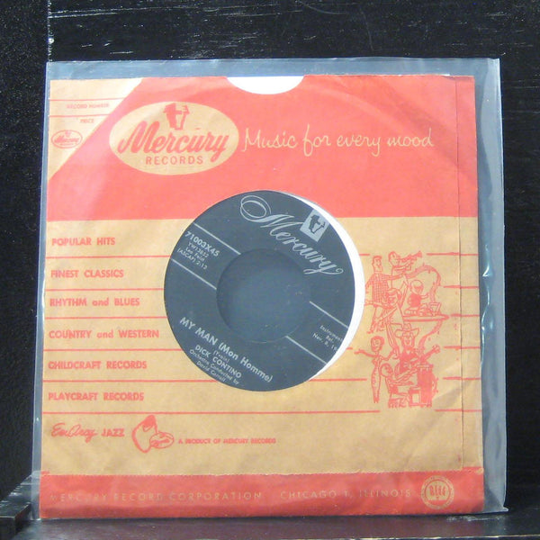 Dick Contino - My Man (Mon Homme) / Mam'selle 7" VG+ 71003x45 Vinyl 45 - Shuga Records