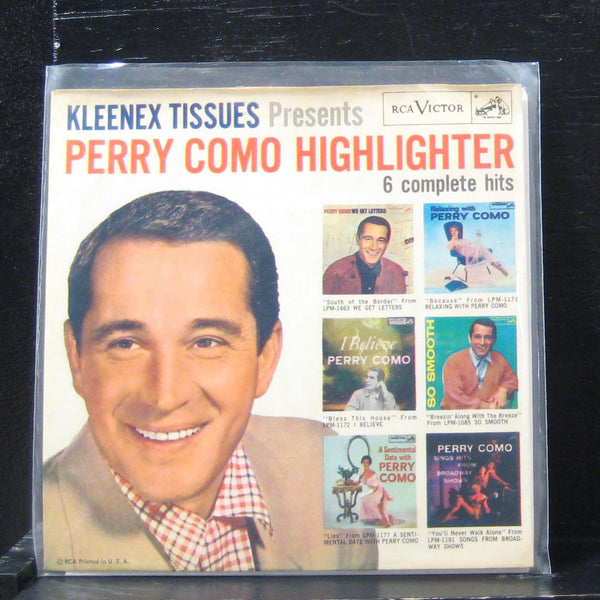 Perry Como - Perry Como Highlighter 7" VG+ SPD-28 Vinyl 45 EP - Shuga Records