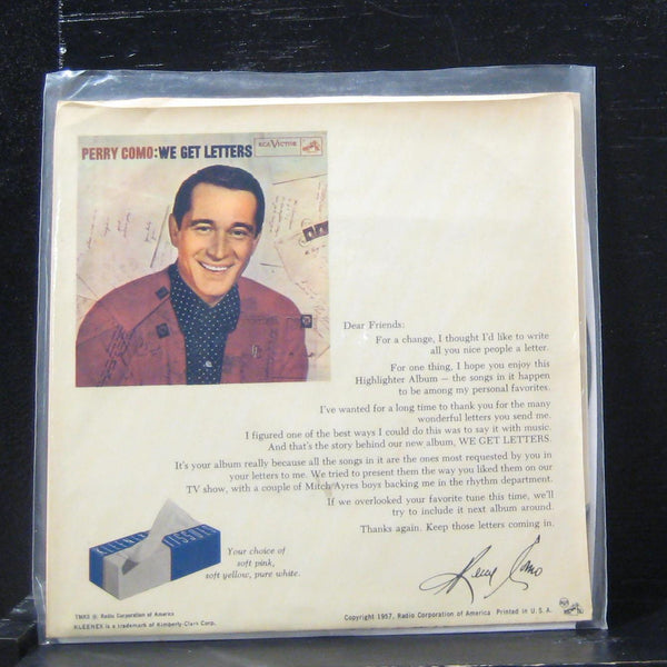Perry Como - Perry Como Highlighter 7" VG+ SPD-28 Vinyl 45 EP - Shuga Records