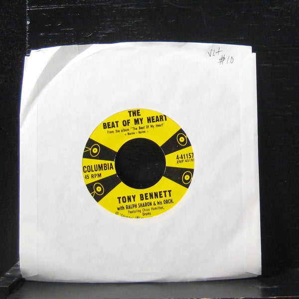 Tony Bennett - The Beat Of My Heart / Crazy Rhythm 7" VG+ 4-41157 Vinyl 45 - Shuga Records