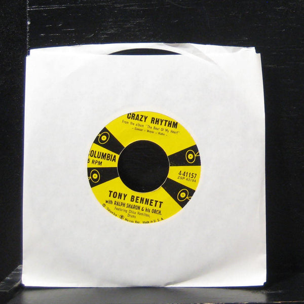 Tony Bennett - The Beat Of My Heart / Crazy Rhythm 7" VG+ 4-41157 Vinyl 45 - Shuga Records