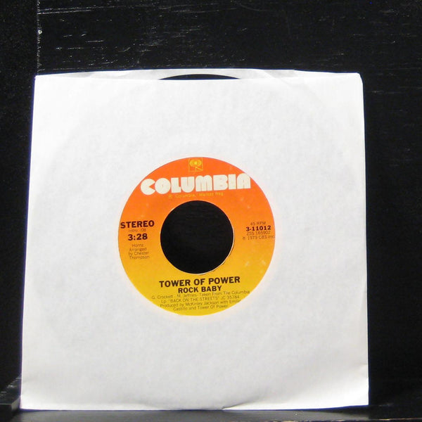 Tower Of Power - Rock Baby / Heaven Must Have Made You 7" VG+ 3-11012 Vinyl 45 - Shuga Records