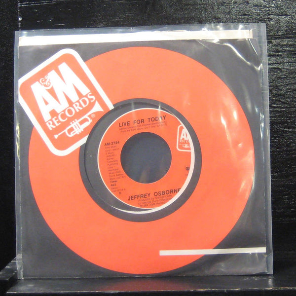 Jeffrey Osborne - Let Me Know / Live For Today 7" Mint- AM-2724 Vinyl 45 - Shuga Records