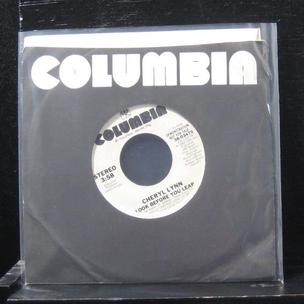 Cheryl Lynn - Look Before You Leap 7" Mint- 38-03475 Vinyl 45 - Shuga Records
