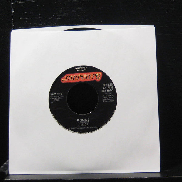 Junior - Communication Breakdown / In Words 7" Mint- 812 387-7 Vinyl 45 - Shuga Records