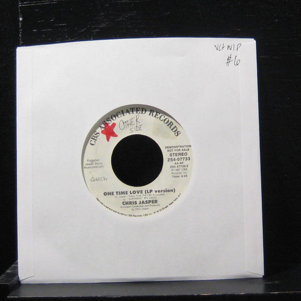 Chris Jasper - One Time Love / One Time Love 7" VG+ ZS4-07733 Vinyl 45 Promo - Shuga Records