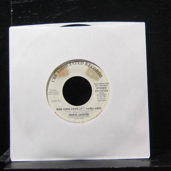 Chris Jasper - One Time Love / One Time Love 7" VG+ ZS4-07733 Vinyl 45 Promo - Shuga Records