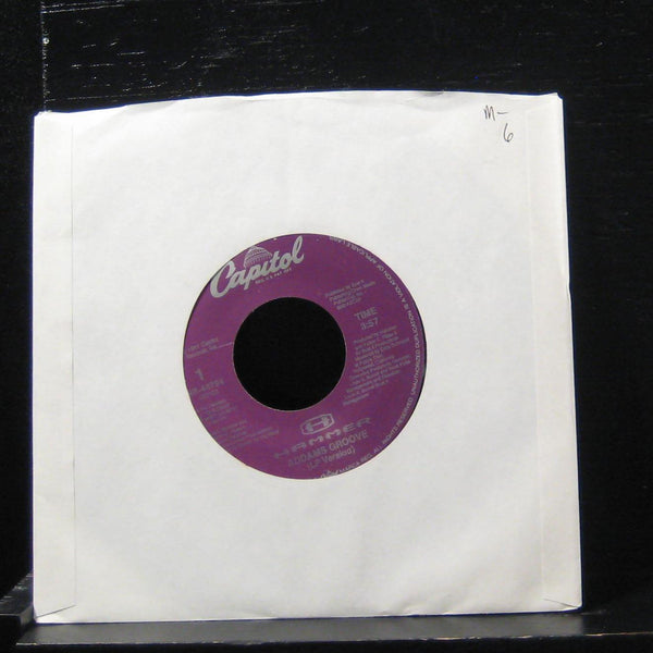 Hammer - Addams Groove / Instrumental 7" Mint- NR-44794 Vinyl 45 - Shuga Records