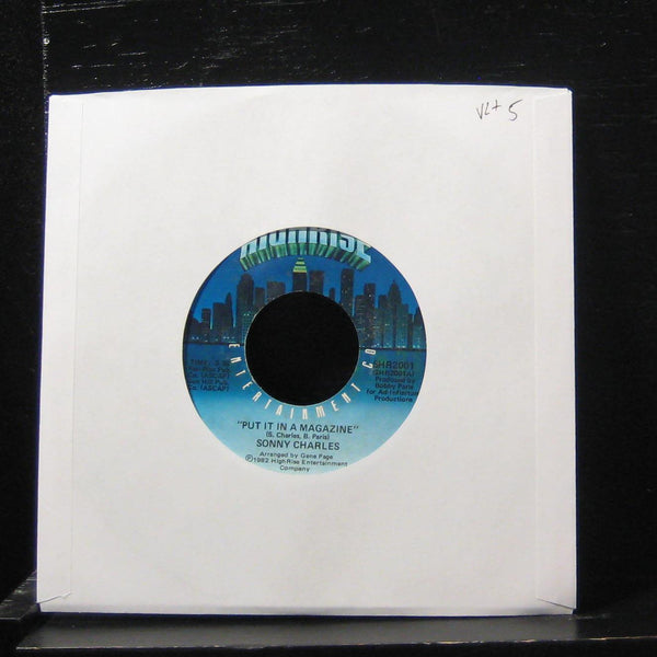 Sonny Charles - Put It In A Magazine 7" VG+ SHR2001 Vinyl 45 USA 1982 - Shuga Records