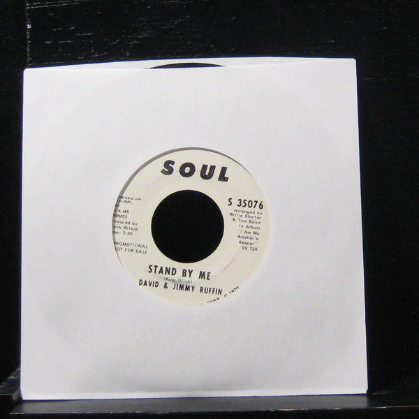 David & Jimmy Ruffin - Stand By Me 7" Mint- S 35076 Vinyl 45 Promo - Shuga Records