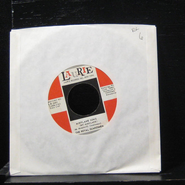 The Royal Guardsmen - Airplane Song / OM 7" VG+ LR-3391 Vinyl 45 Laurie - Shuga Records