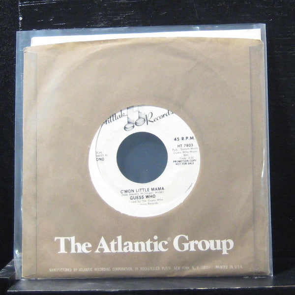 Guess Who - Cmon Little Mama Mono / Stereo 7" Mint- HT 7803 Vinyl 45 Promo - Shuga Records
