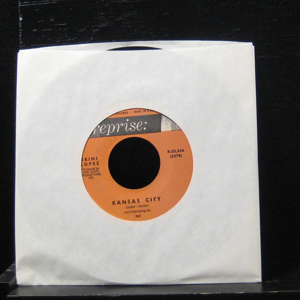 Trini Lopez - Lonesome Traveller / Kansas City 7" VG+ R-20,236 Vinyl 45 - Shuga Records