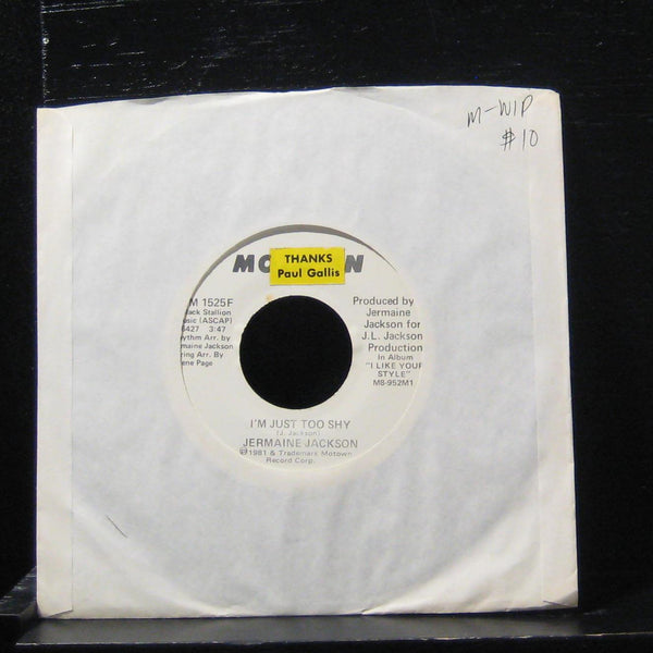 Jermaine Jackson - Signed Sealed Delivered 7" Mint- M 1525F Vinyl 45 Promo - Shuga Records