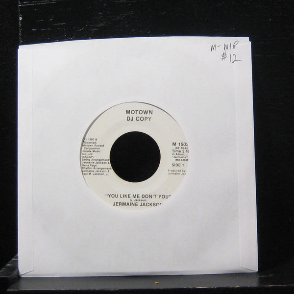 Jermaine Jackson - You Like Me Don't You 7" Mint- M 1503F Vinyl 45 Promo - Shuga Records