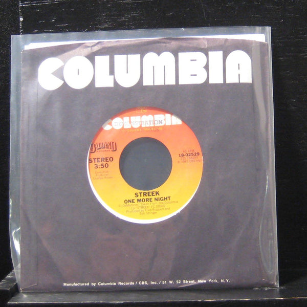 Streek - One More Nigh / Gone Too Far 7" Mint- 18-02529 Vinyl 45 - Shuga Records