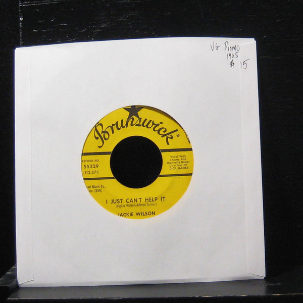 Jackie Wilson - I Just Can't Help It / My Tale Of Woe 7" VG 55229 Vinyl 45 Promo - Shuga Records