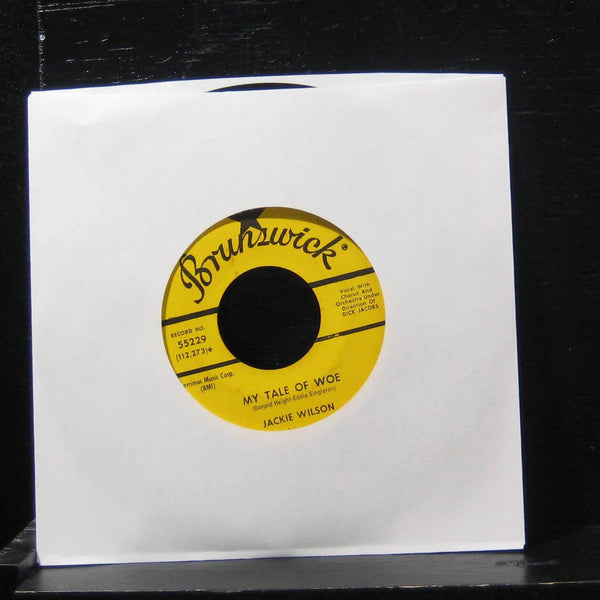 Jackie Wilson - I Just Can't Help It / My Tale Of Woe 7" VG 55229 Vinyl 45 Promo - Shuga Records