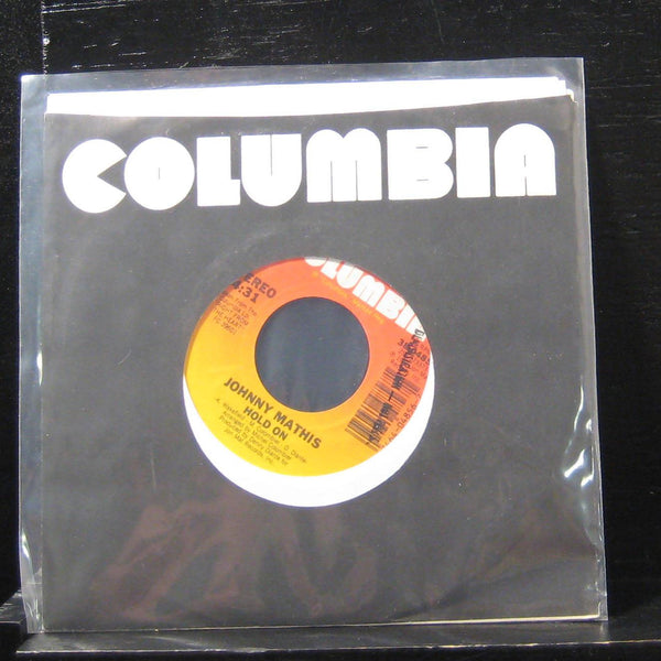 Johnny Mathis - Right From The Heart / Hold On 7" VG+ 38-04856 Vinyl 45 Promo - Shuga Records
