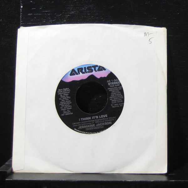Jermaine Jackson - I Think It's Love 7" Mint- 1-9444 Vinyl 45 Arista - Shuga Records