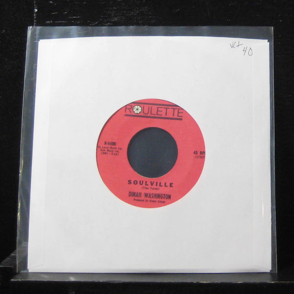 Dinah Washington - Soulville 7" VG+ R-4490 Vinyl 45 Roulette 1963 - Shuga Records