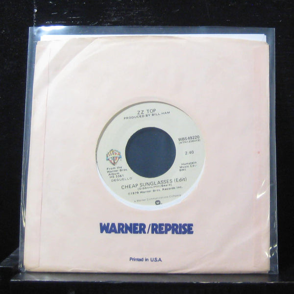 ZZ Top - Cheap Sunglasses (Edit) / Esther Be The One 7" Vinyl 45 - Shuga Records