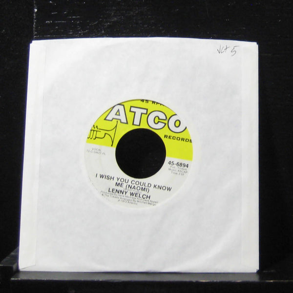 Lenny Welch - A Sunday Kind Of Love 7" VG+ VG+ 45-6894 Vinyl 45 - Shuga Records