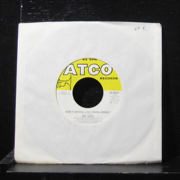 Bee Gees - Don't Wanna Live Inside Myself 7" VG+ 45-6847 Vinyl 45 - Shuga Records