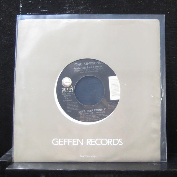The Simpsons - Deep Deep Trouble / Sibling Rivalry 7" Mint- GEFS7-19007 Vinyl 45 - Shuga Records