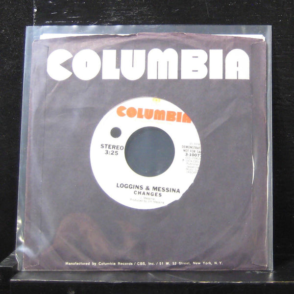 Loggins & Messina - Changes / Changes 7" VG+ 3-10077 Vinyl 45 Promo - Shuga Records