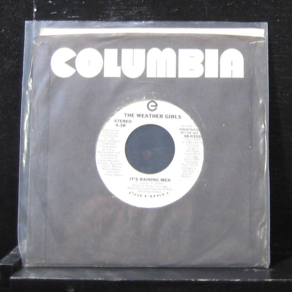 The Weather Girls - It's Raining Men 7" VG+ 38-03354 Vinyl 45 Promo - Shuga Records