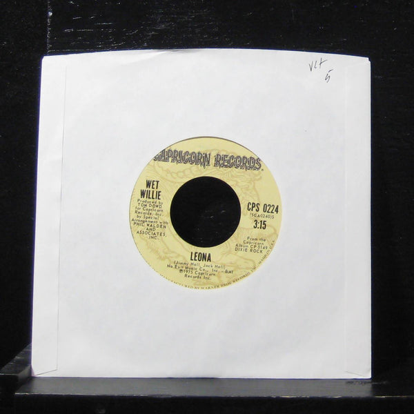 Wet Willie - Leona / Aint He A Mess 7" VG+ CPS 0224 Vinyl 45 Capricorn - Shuga Records