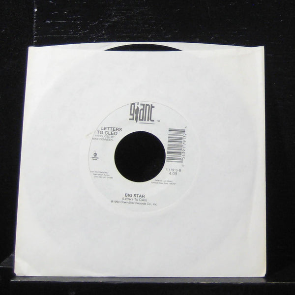 Letters To Cleo - Here & Now / Big Star 7" Mint- 7-17913  Vinyl 45 1994 USA - Shuga Records