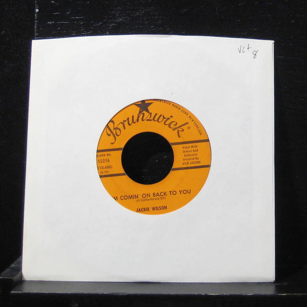 Jackie Wilson - I'm Comin On Back To You / Lonely Life 7" VG+ 55216 Vinyl 45 - Shuga Records