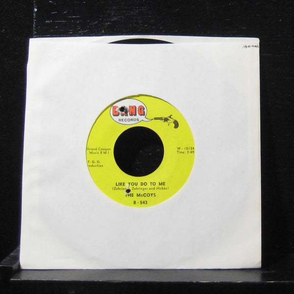 The McCoys Beat - The Clock / Like You Do To Me 7" Mint- B-543 Vinyl 45 - Shuga Records