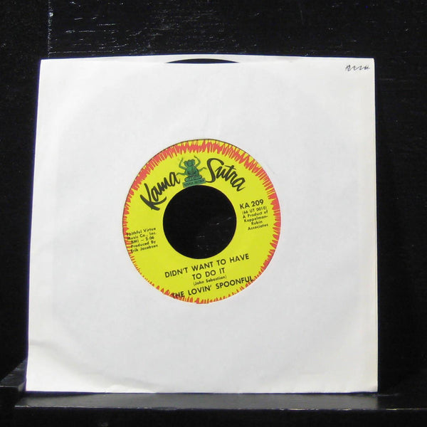 The Lovin Spoonful - Did You Ever Have To Make Up 7" Mint- KA 209 Vinyl 45 - Shuga Records