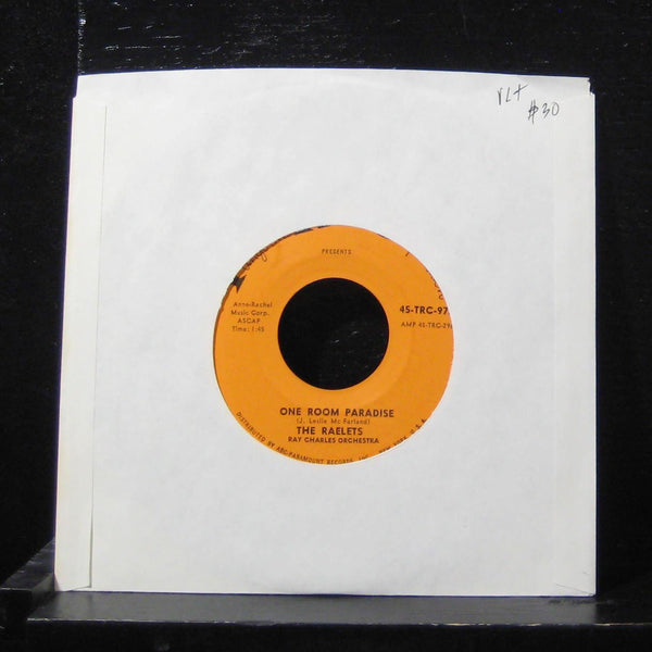 The Raelets - One Room Paradise 7" VG+ 45-TRC-972 Vinyl 45 Tangerine Records - Shuga Records