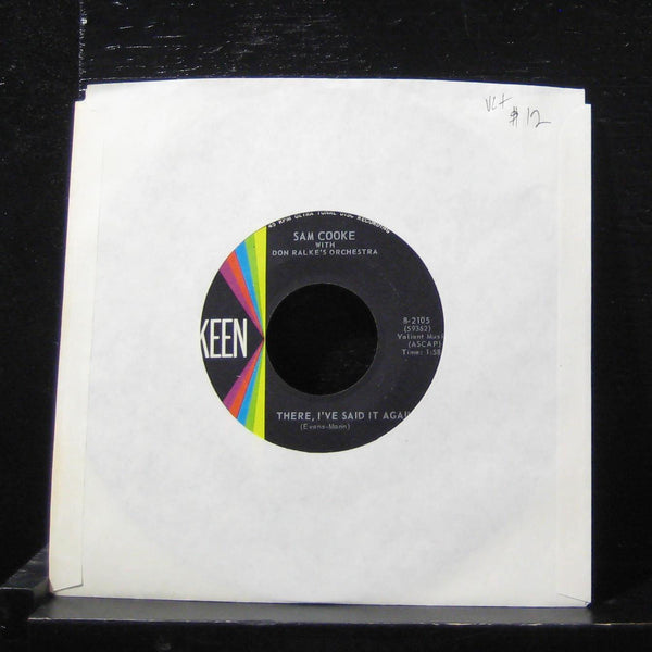 Sam Cooke - There, I've Said It Again 7" VG+ 8-2105 Vinyl 45 Keen 1959 USA - Shuga Records