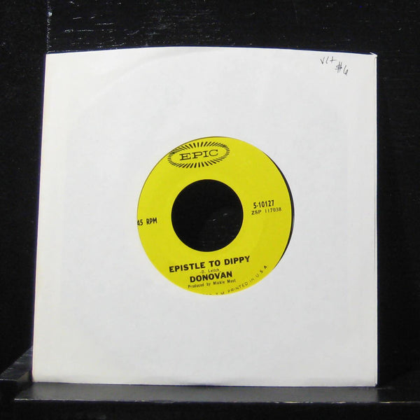 Donovan Epistle - To Drippy / Preachin Love 7" VG+ 5-10127 Vinyl 45 Epic - Shuga Records