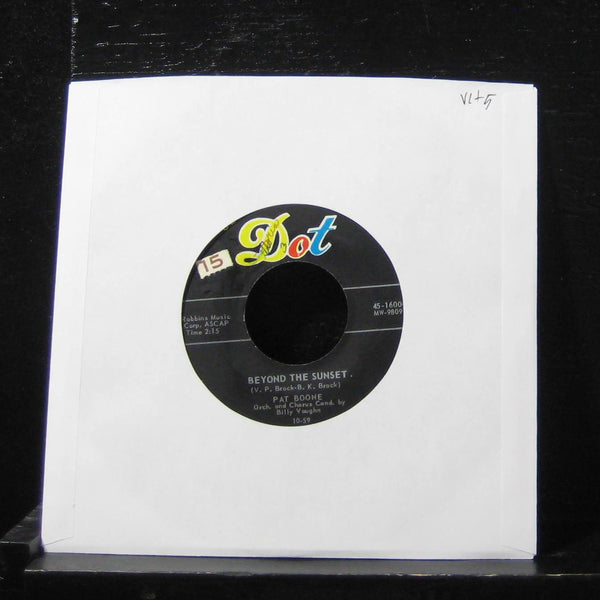 Pat Boone - Beyond The Sunset / Faithful Heart 7" VG+ 45-16006 Vinyl 45 - Shuga Records