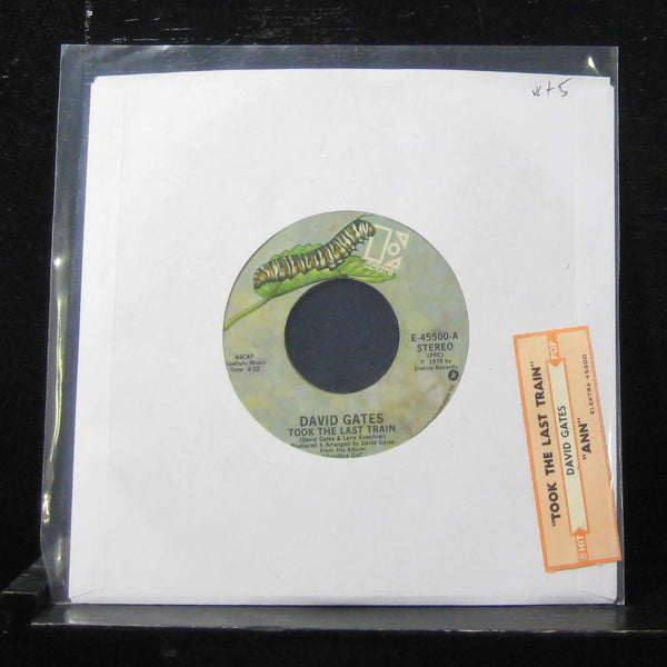 David Gates - Took The Last Train / Ann 7" VG+ E-45500 Vinyl 45 1978 Elektra USA - Shuga Records