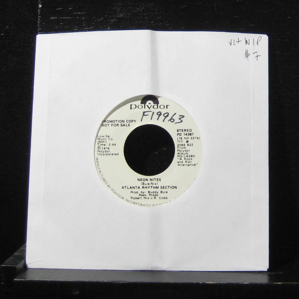 Atlanta Rhythm Section - Neon Lites (Mono/Stereo) 7" VG+ PD 14397 Vinyl 45 Promo - Shuga Records