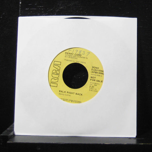 Perry Como - Love Don't Care (WhereIt Grows) 7" VG+ DJA0-0096 Vinyl 45 Promo - Shuga Records