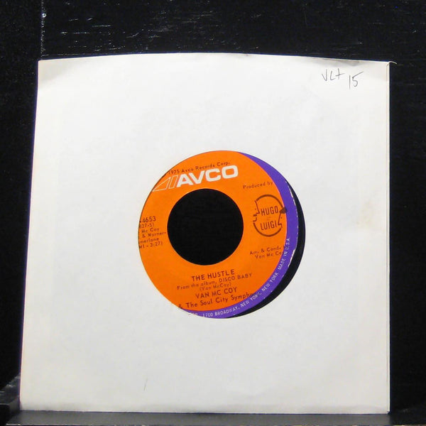 Van McCoy - The Hustle / Hey Girl, Come And Get It 7" VG+ AV-4653 Vinyl 45 - Shuga Records